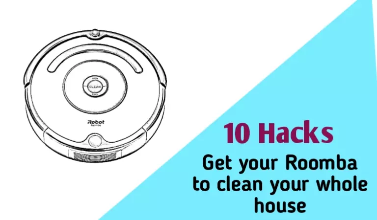 how to get roomba to clean whole house