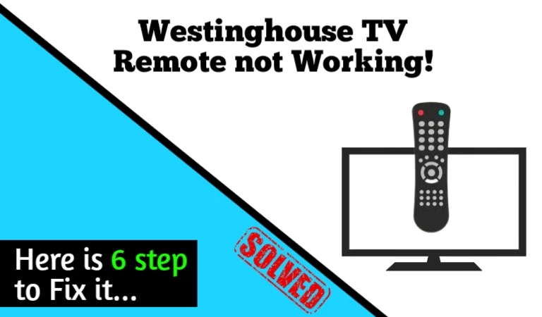 Westinghouse tv remote won't work