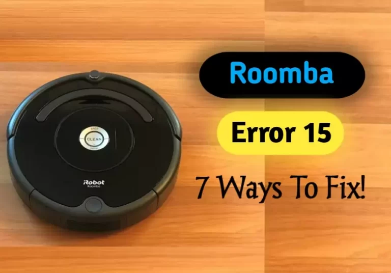 Roomba error 15 fix