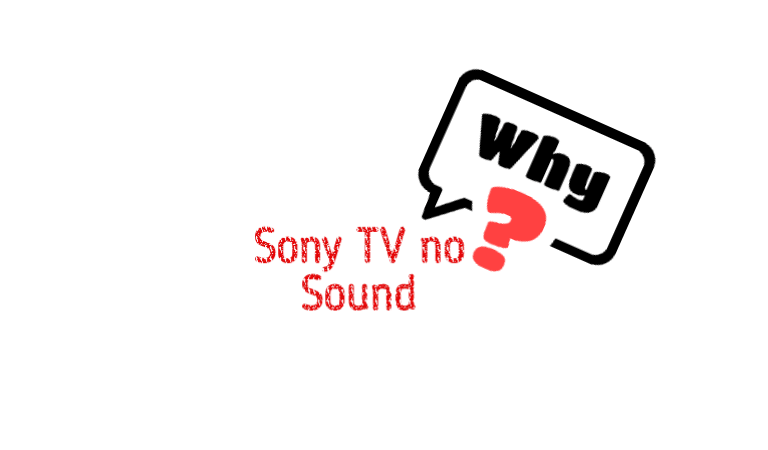 Sony TV no sound