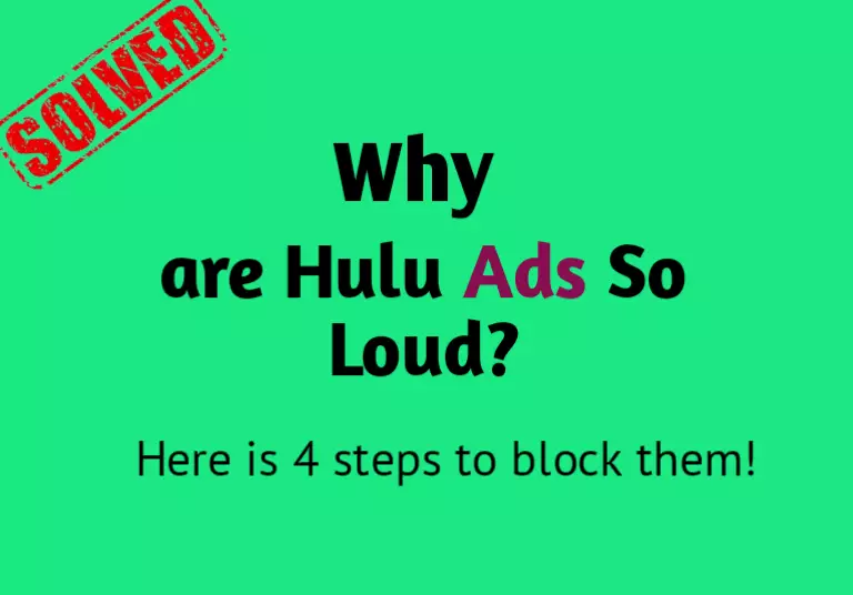 why are hulu commercials so loud