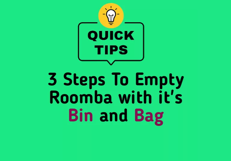 How to empty roomba