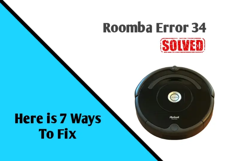 Roomba error 34 fix