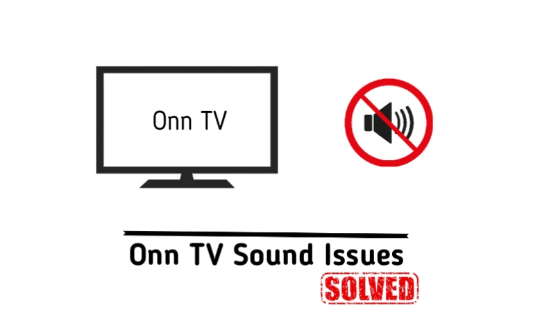 How to fix onn tv sound issues