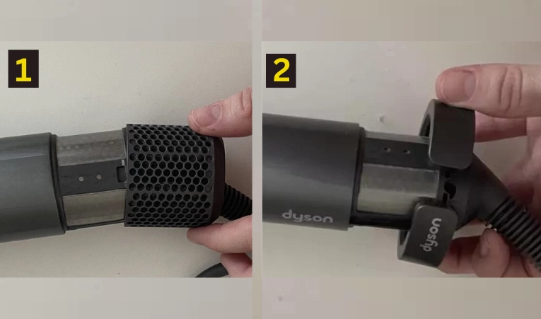 clean dyson airwrap filter