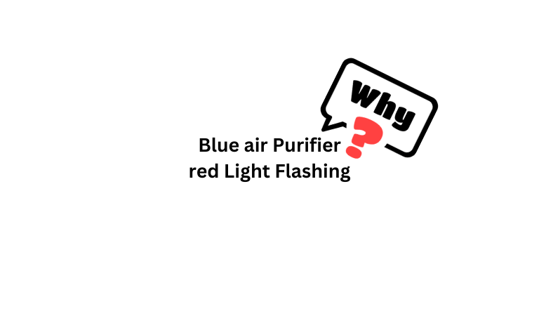 What does Red light mean on Blue Air Purifier?