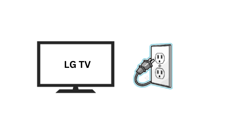 disconnect all cable from lg tv