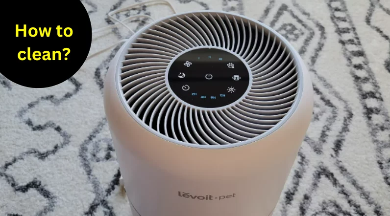 how to clean levoit air purifier