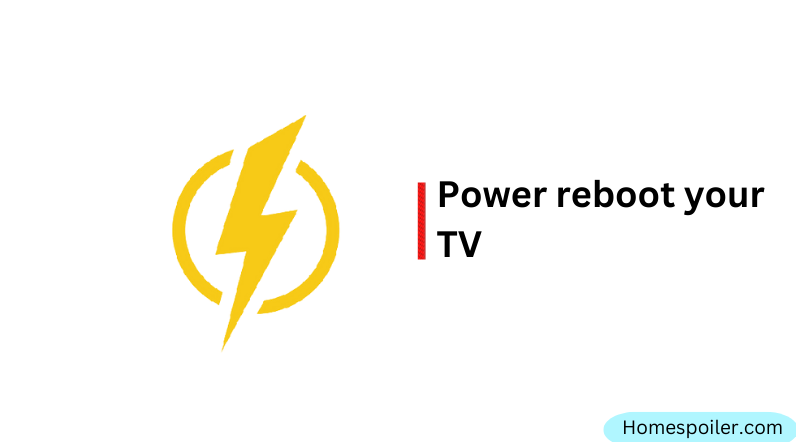 power reboot your LG TV
