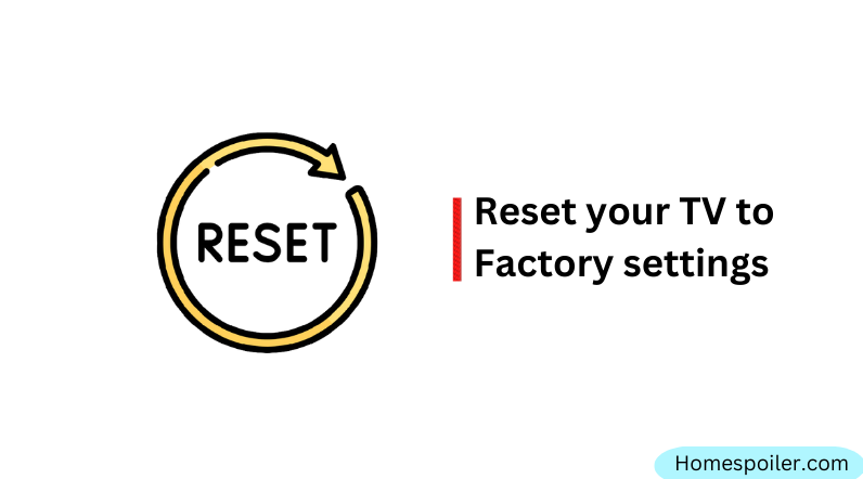 reset your LG TV to default settings