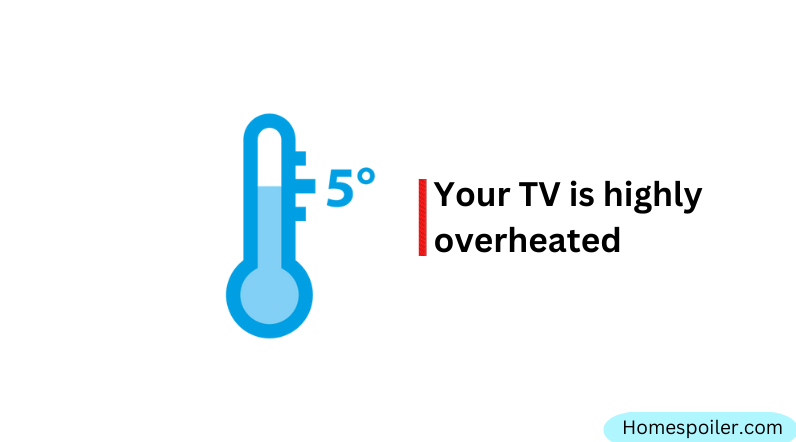 your LG tv is overheated