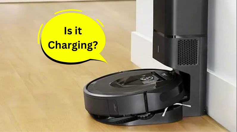 how to tell if my roomba is charging