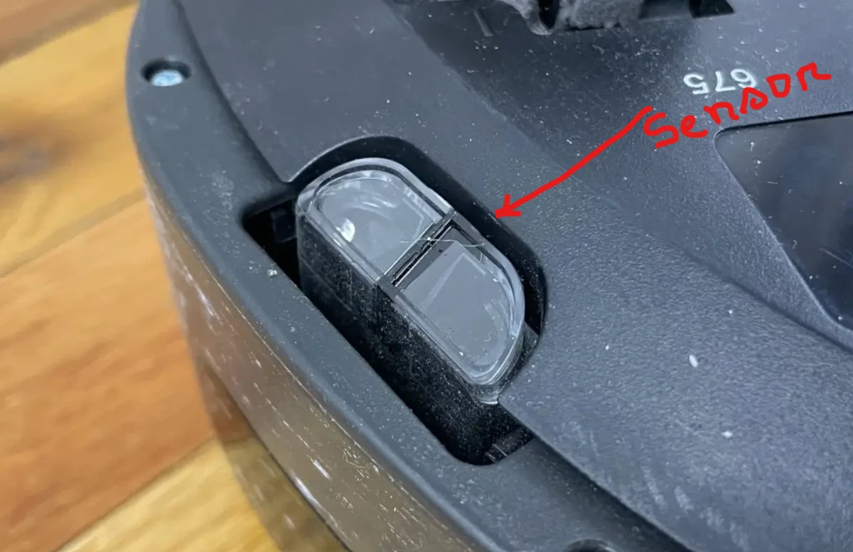 roomba having trouble docking due to faulty sensor