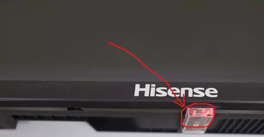 hisense tv standby light is flashing