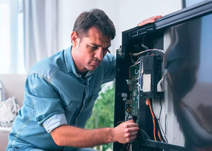 Clean the tv's Air Vents