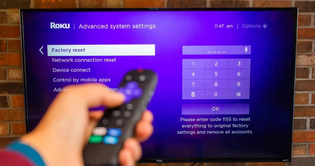 When to Factory Reset a TV