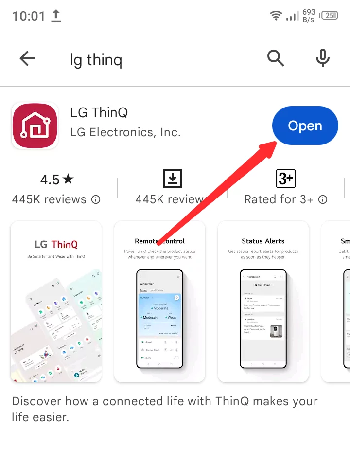 download and install lg thinq app