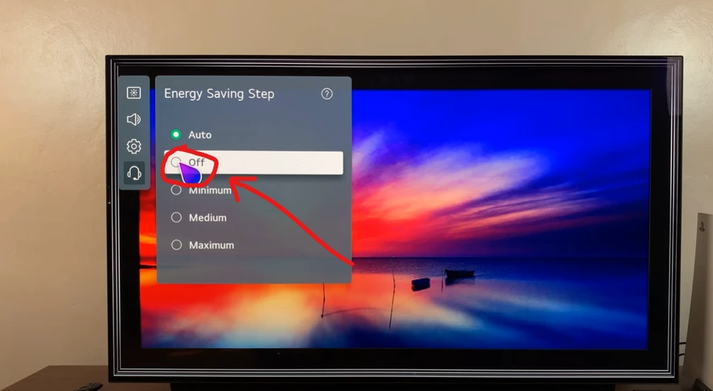 finally disable energy saving mode to fix the issue