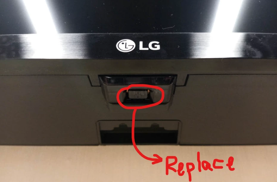 lg tv power button not responding