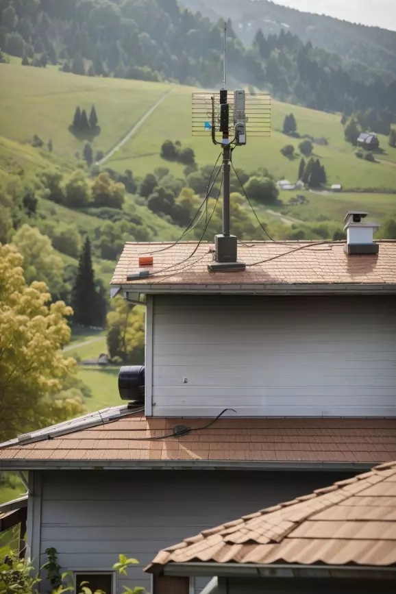 Elevating tv Antenna