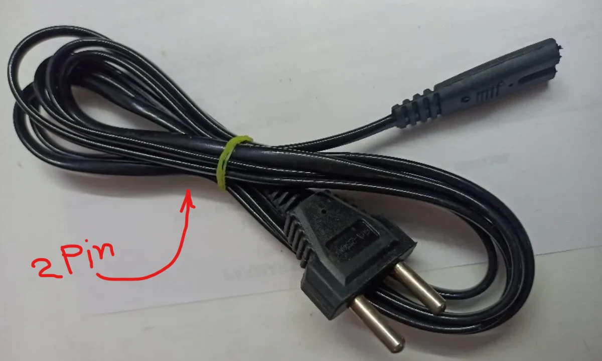 Standard 2 pin tv Power Cords