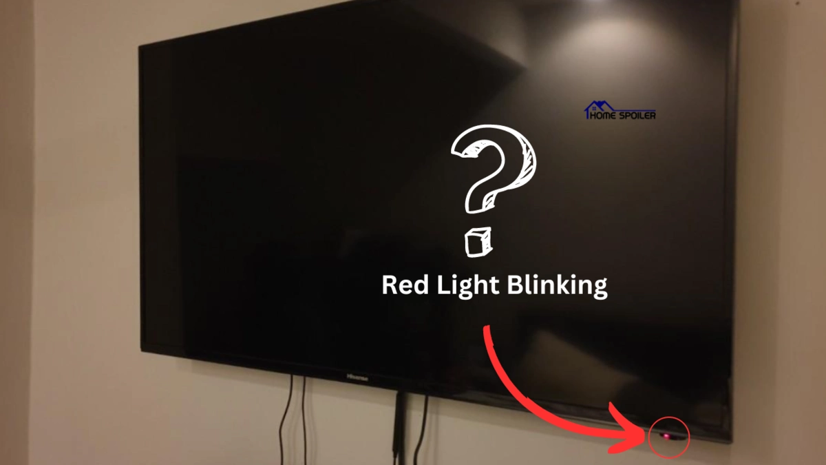 tv's standby light is blinking red