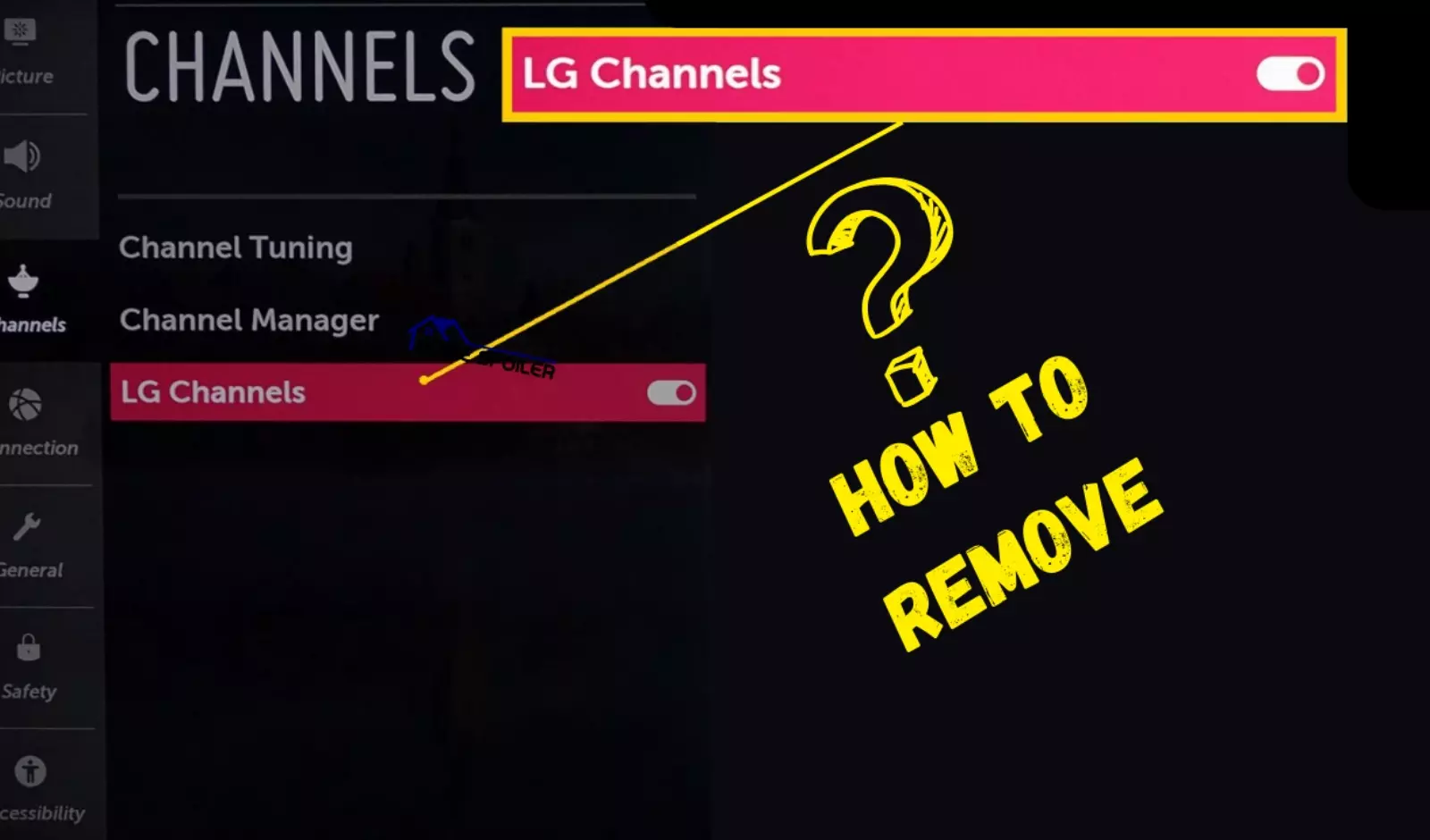 How To Remove LG Channels App From LG TV